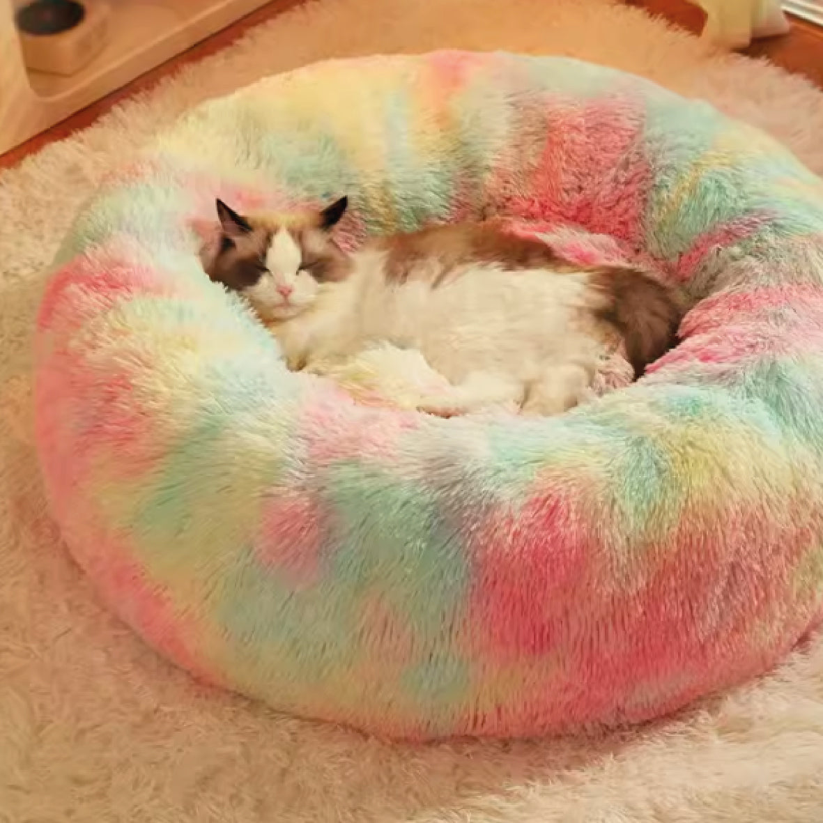 Macaron Doughnut Deep Sleep Pet Cot