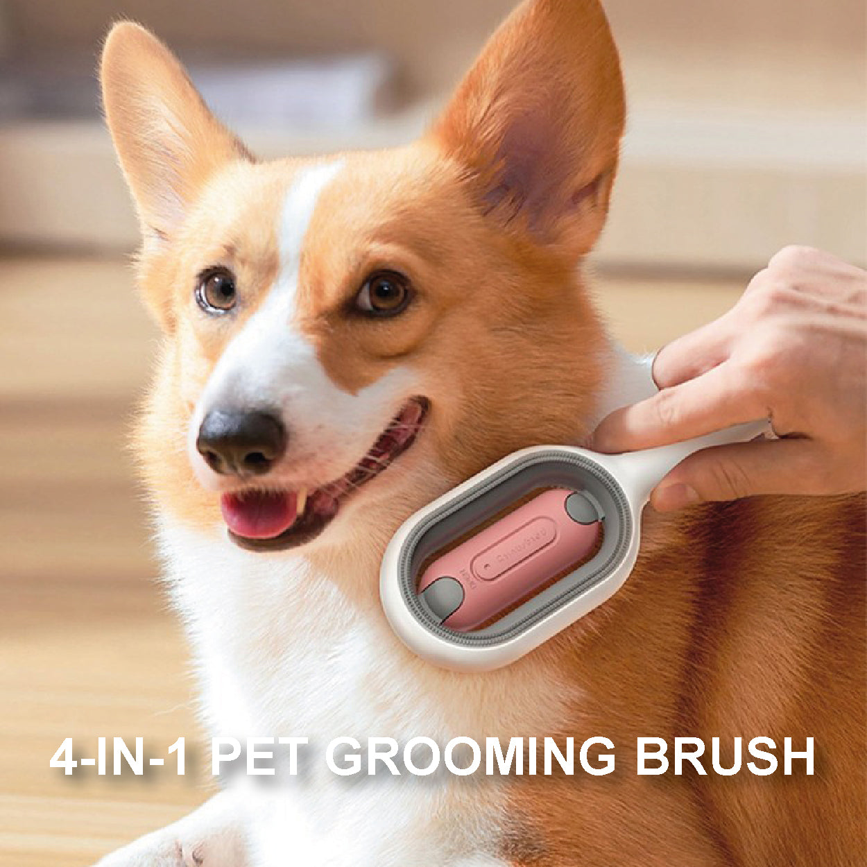 4-in-1 Pet Grooming Brush